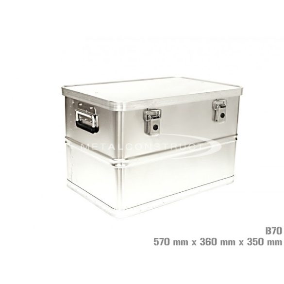 B-90 alumínium box, 755x350x350 mm