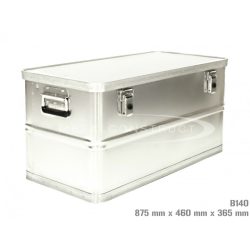 B-140 alumínium box, 875x460x365 mm