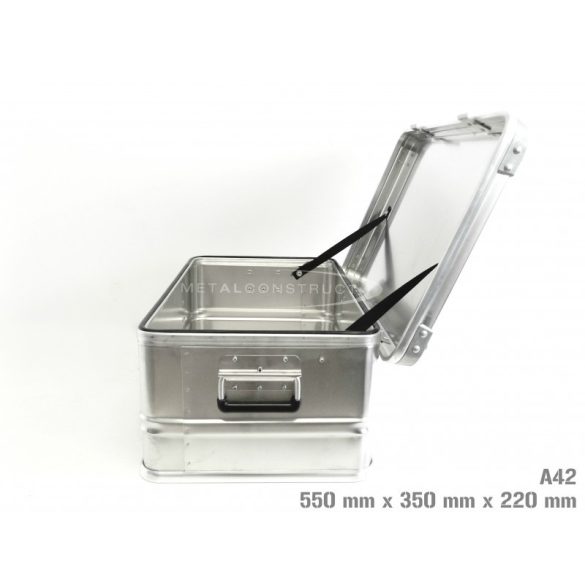 A-42 alumínium box, 550x350x220 mm